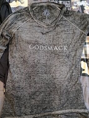 Official Godsmack Graphic Crewneck Grey Shirt